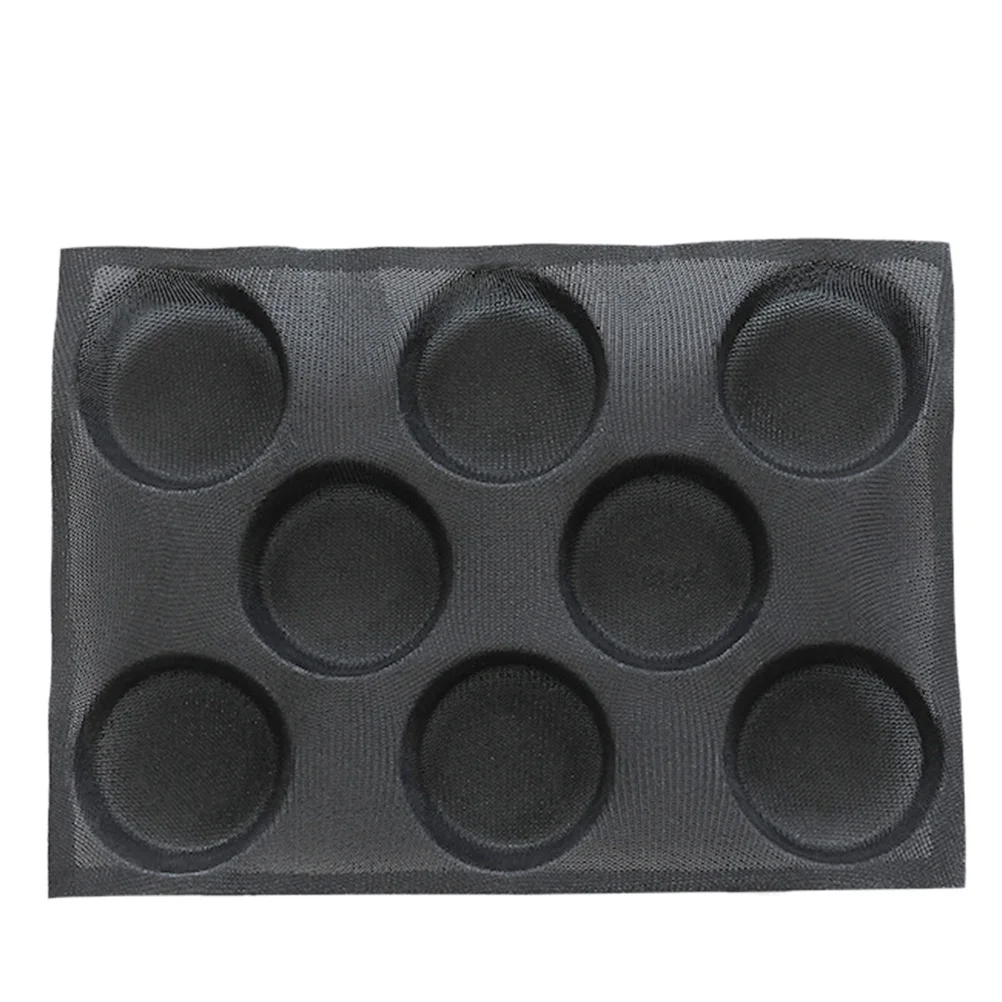 

Food grade Silicone DIY Mold Non-stick Safe Bun Mold Healthy Pans Silicone non-stick breathable bun mold hamburger mold
