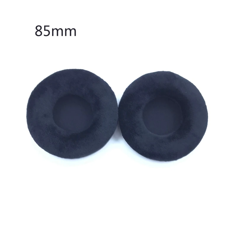 자격을 갖춘 수리 스폰지 소프트 벨벳 귀마개 60mm-110mm 헤드폰 헤드폰 커버 소음 커버 예비 부품 분리
