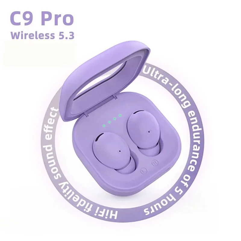 Фото TWS-наушники C9pro Беспроводные с поддержкой bluetooth 5,2 №1