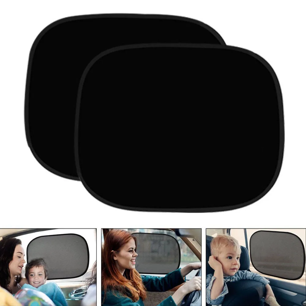 Parasole per auto Protezione UV Tenda per auto Finestrino laterale per auto Parasole Pellicola elettrostatica Pellicola per finestra di protezione per visiera parasole per finestra automatica - immagine 2