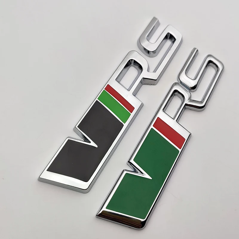 3D RS VRS Emblem Typenschild Front Kühlergrill Kofferraumabzeichen – Bild 5