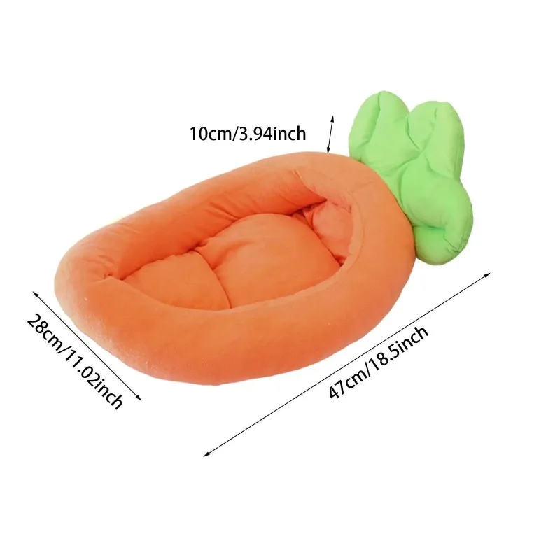 Banana Large Dog Bed Soft Cat Puppy Basket Cute Dog Plush Cushion Warm Pet Sofa Kitten Puppy House Pet Accessories Cat Supply