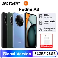 Global Version Xiaomi Redmi A3 Smartphone 64GB / 128GB ROM 6.71" Dot Drop display MediaTek Helio G36 5000mAh Battery 8MP Camera 1