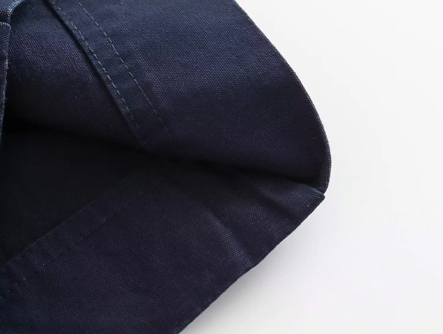 Jenny&Dave Ins Blogger High Street Retro Loose Cargo Pants Ladies Fashion Navy Blue Washed Cotton Overalls Jumpsuit Women
