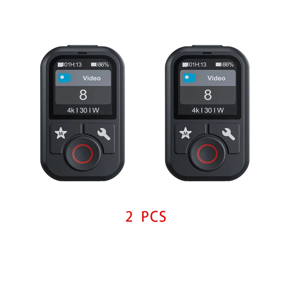 TELESIN Bluetooth Waterproof Wireless Remote with 1.4 Inch HD Screen, 60M Range