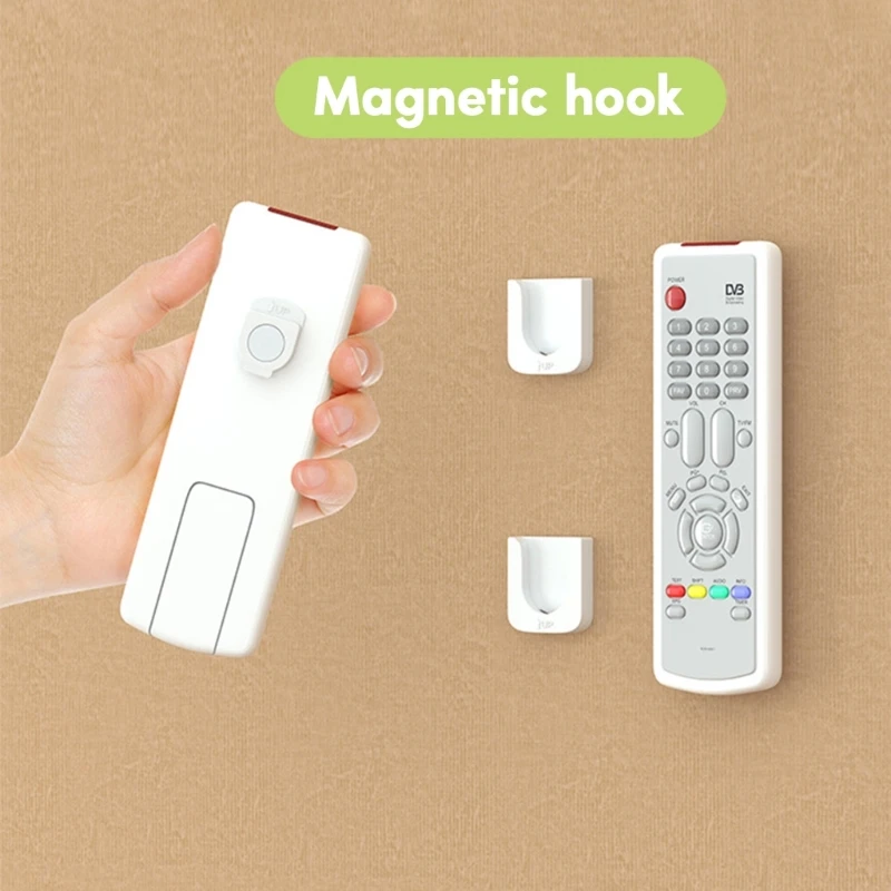 

Remote Control Magnetic Hooks Strong Shelf Pastes Suction Cup Traceless Hook Punch-free Wall Hanging Magnet Holder Hook