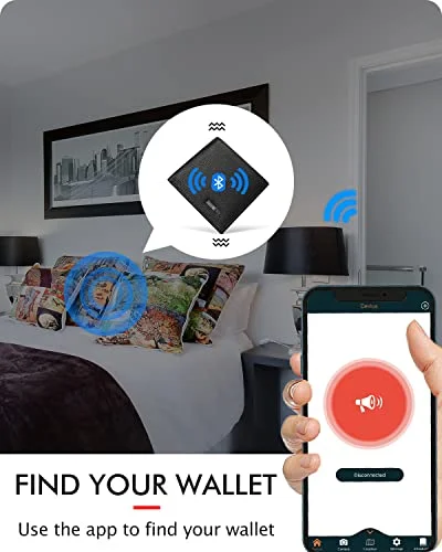 Wallet Finder gps Tracker Wallet for men gift Theft Wallet for lots of bills elder Men Dad Birthday Gift 2024 New Christmas Gift 6