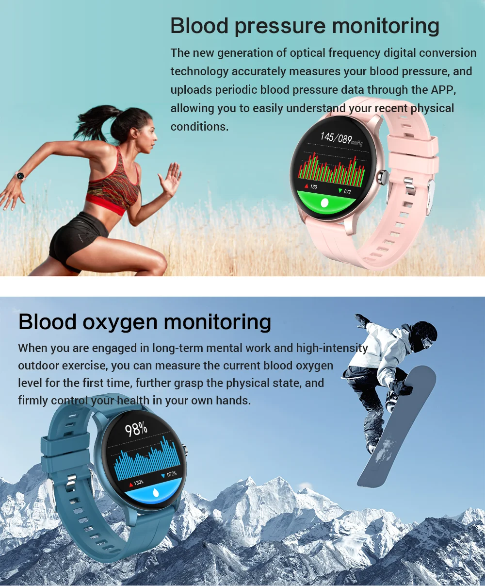 Lightweight Women Smart Watch Bluetooth Call Heart Rate Calories Monitoring Ladies Fashion Healthy Tracker Smart Sports Clock Z2