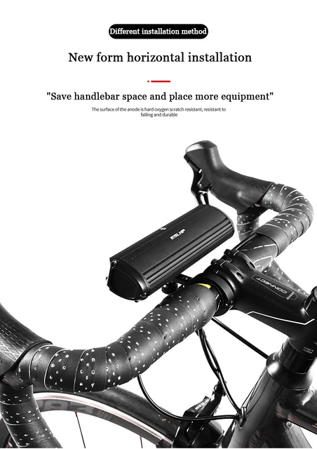 Bike Headlight Bike Lights For Night Riding Aluminum Mounts