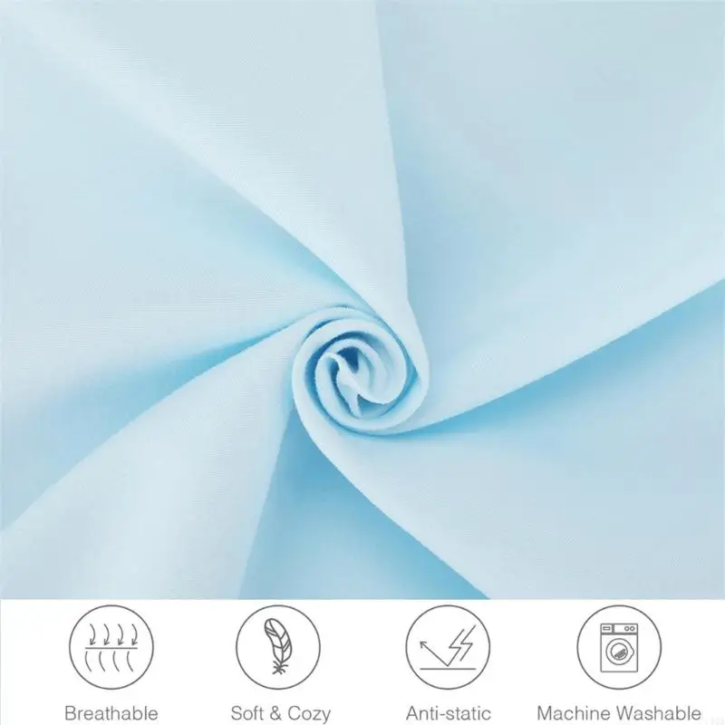 Y4QA Children Travel Pillow Cover 2pcs Breathable Microfiber Pillow Case Kids Bedding