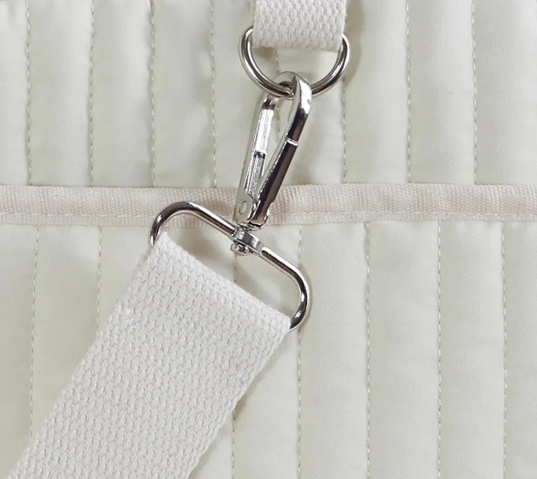 Borsa da viaggio per mamma di grande capacità Borse da donna Borse per pannolini per pannolini per bambini Borse per la spesa per maternità da donna in cotone a spalla - immagine 3