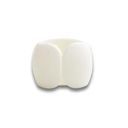 Round Cable Winder Clip - Stylish Desk Organizer for USB Chargers and Wires (White - 1pc)