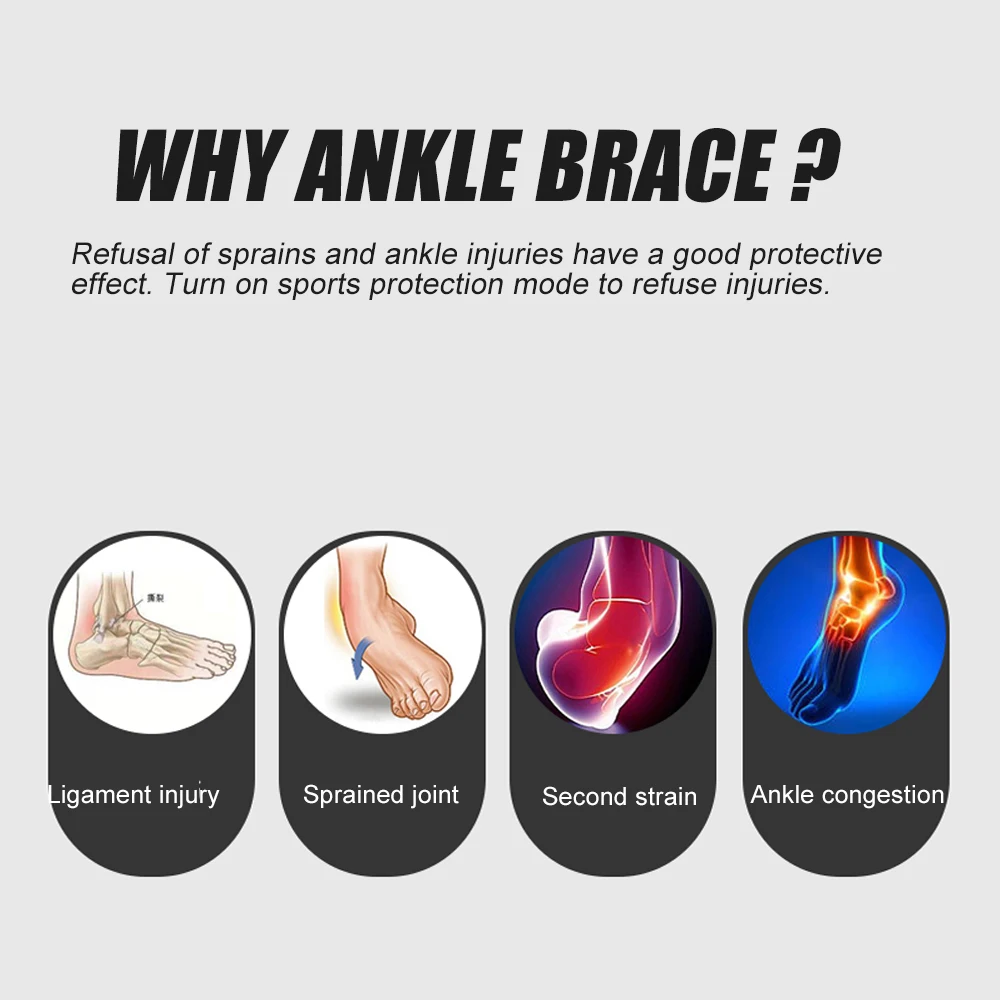 GOMOREON Sports Ankle Support for Men and Women-Breathable Adjustable Ankle Brace Sprain for Running Cycling Basketball ankle support ankle straps fitness ankle straps ankle support brace ankle wrist cuffs