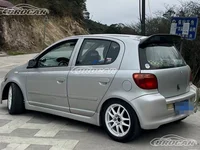 For 2002--2013 Toyota Vitz Echo Yaris SPOON Style High Quality FRP Material Silver or Blue Roof Spoiler Trunk Boot Wing Spoiler 3