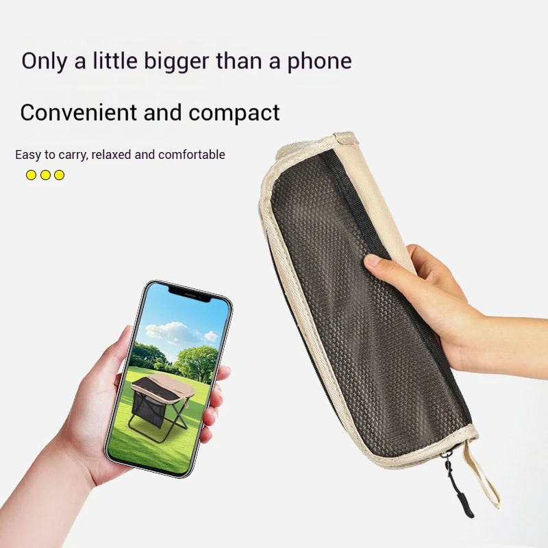 Outdoor Camping BBQ Fishing Foldable Backpack Stool Portable Folding Chair with Storage Bag Mini Easy-to-Carry Outdoor Chair