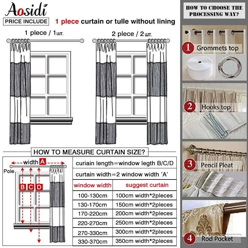 Cortinas semiopacas blancas para sala de estar, dormitorio, cortina de tela moderna en cocina, baño, tratamiento de Tende, decoración de boda