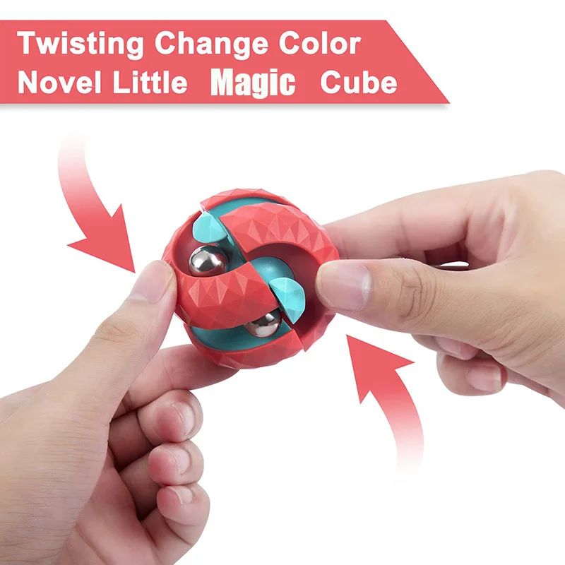 Adults Decompression Toy Children Autism Orbit Ball Cube Anti Hand Spinner Fidget Spinner Sensory Toys Gifts Kid fidget toy sensory fidget toy anti stress toy finger sensory toy fingertip gyroscope toy