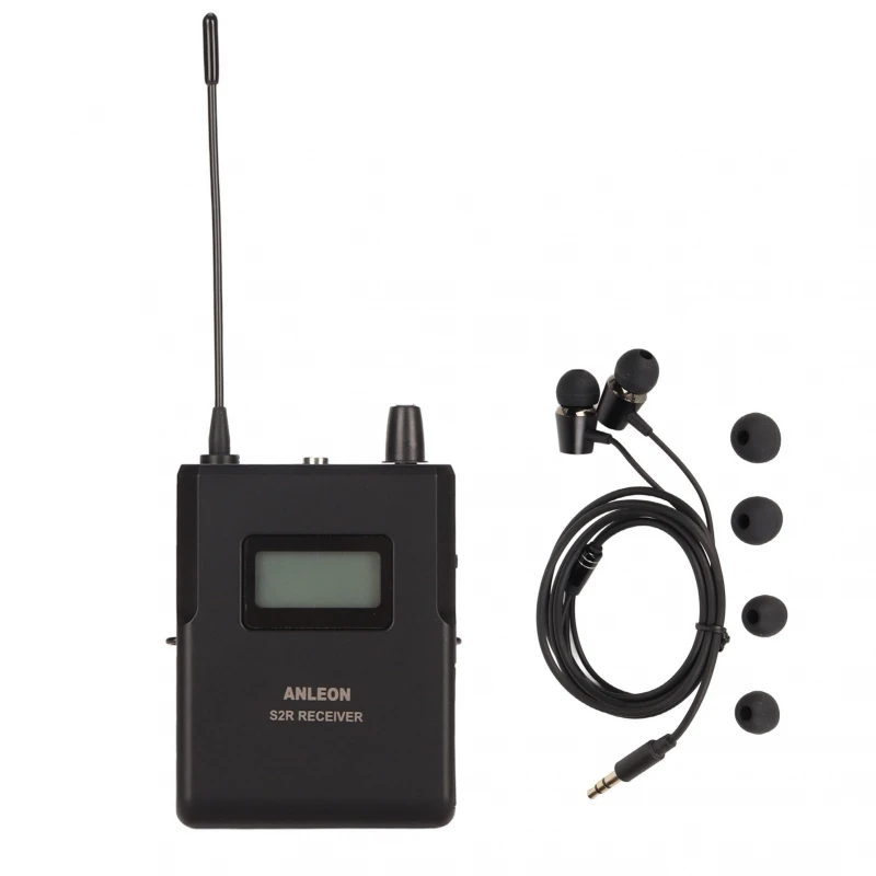 Wireless In Ear Monitor System 670-680MHZ 526-535MHZ 2 Receivers