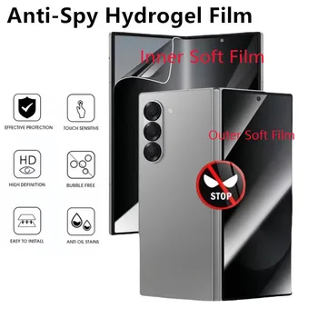 Pellicola Idrogel Morbida Privacy per Samsung Galaxy Z Fold 7, Z Fold 6, 5, 4 - Pellicola Protettiva Anti-spia per Schermo Samsung Z Fold 3