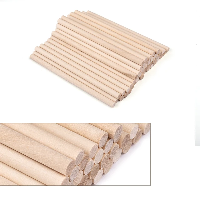 Wooden Craft Sticks Bulk, Wood Sticks for Crafts, Wooden Sticks for Crafting,  Wood Dowels for Crafting Wooden Stick - AliExpress