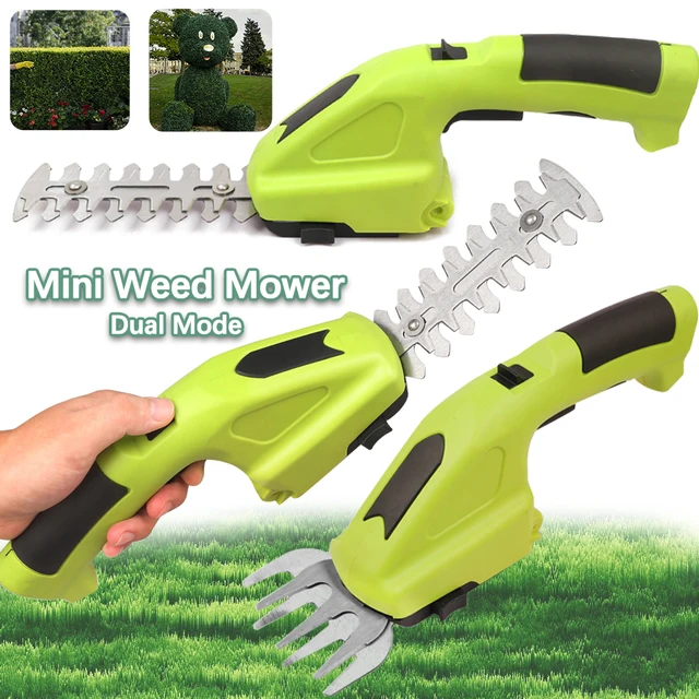 2 Az 1 -Ben Gyomnövény Háztartás Vezeték Nélküli Elektromos Sövény -Trimmer 3,6 V -Os Usb Újratölthető Gyomnövényes Metszés A Kerti Szerszámhoz