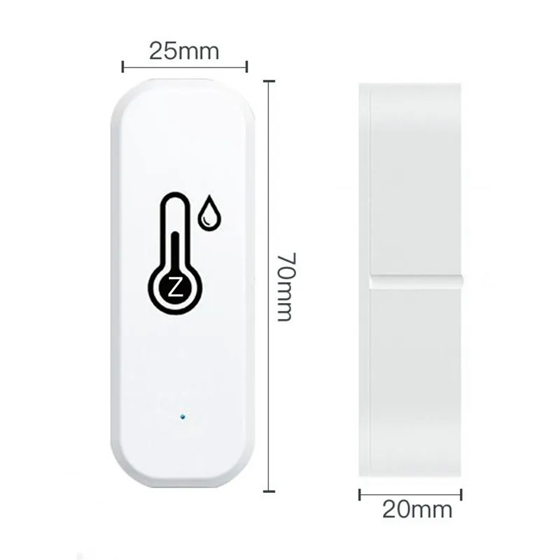 Support Tuya Zigbee Temperature Humidity Sensor Smart Home Device Compatible with Google Home Alexa for Environmental Monitoring 6