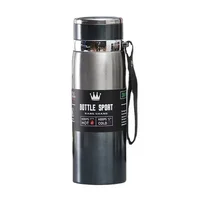 New 316 stainless steel thermos cup portable sling travel kettle large capacity outdoor sports kettle batch 6