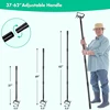 Garden Hoe- 62 Inch Long Stirrup Hoe Garden Tools Cultivator For Weeding, Heavy Duty Garden Hoe With Adjustable Handle 6