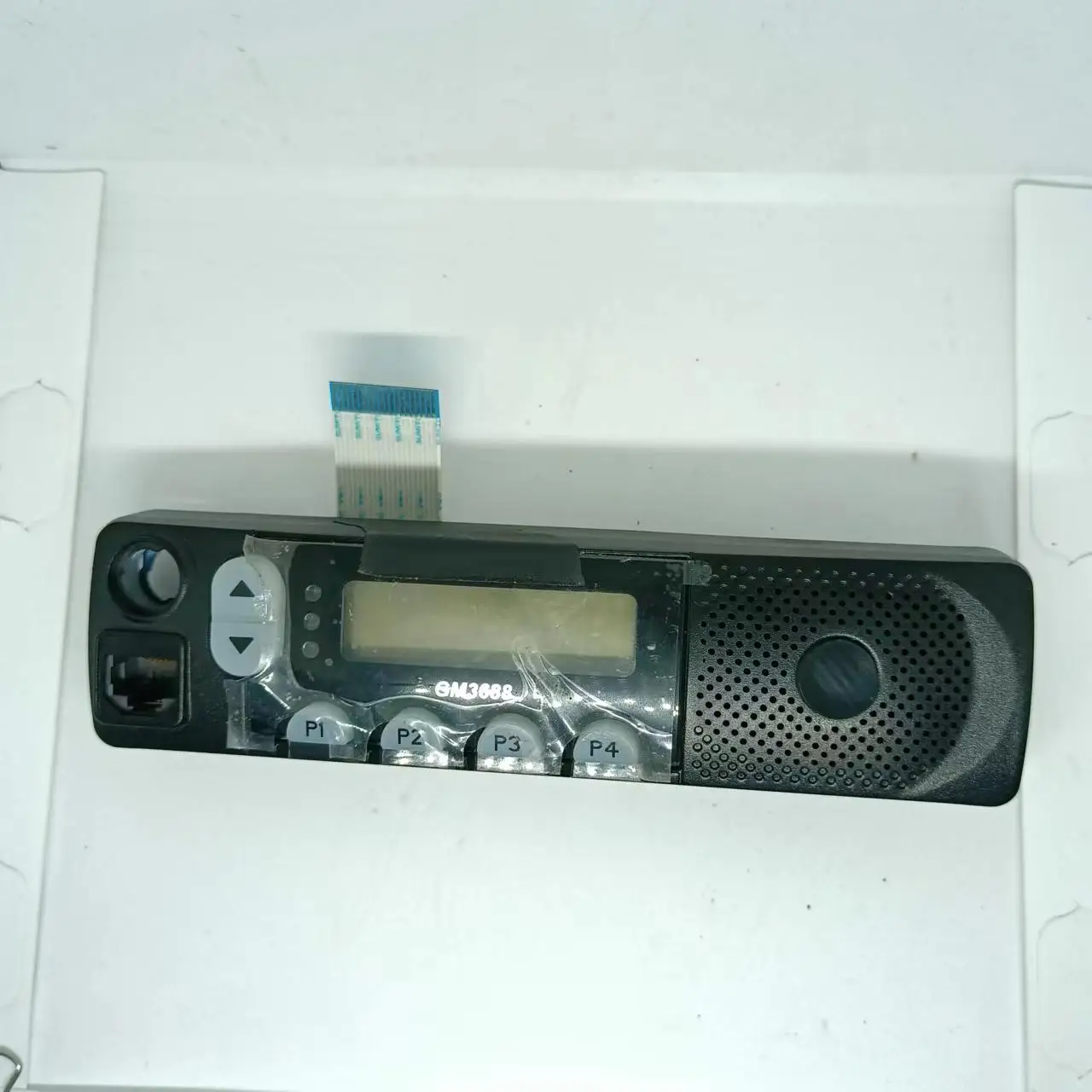 Front Panel Head Case Cover+PCB Board+Knob Cap+Flex Cable For Motorola GM3688 EM450 CM200