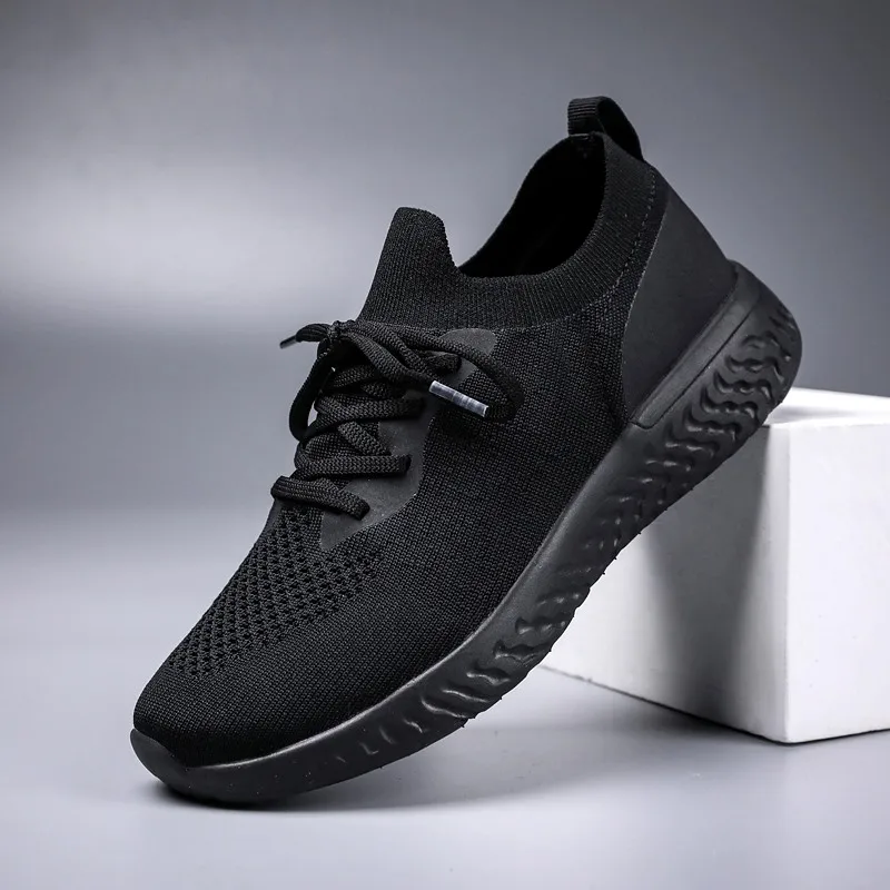 

Fujeak Couple Casual Shoes Lightweight Men's Women's Socks Shoes Comfortable Breathable Sneakers Lace-up Mesh Shoes Plus Size 46