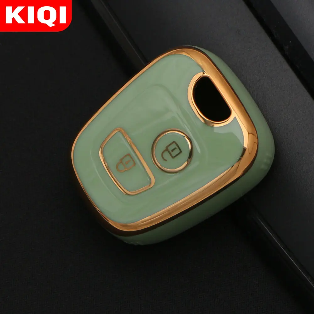 Key Case Key Case Cover Car Key Shell Flip Key Fob Shell TPU Car 2Button Key Cover For Peugeot 106 107 206 207 307 Citroen C1 C2 C3 C4 XSARA PICASSO Toyota AYGO