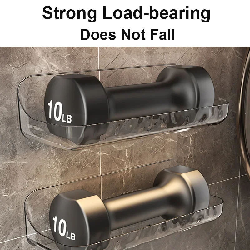Bathroom Acryli Shelf No Drill Shower Storage Rack Washstand Cosmetics Storage Rack Wall Mounted Toilet Shampoo Holder Organizer storage rack bathroom shelf bathroom shelf rack bathroom storage rack wall shelf organizer