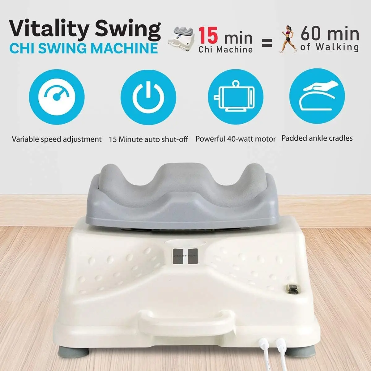 Felicity Chi  Machine Original - Passive Aerobic Exerciser for Vitality Swing Shaking Exercise - Chi Machine Lymp 3