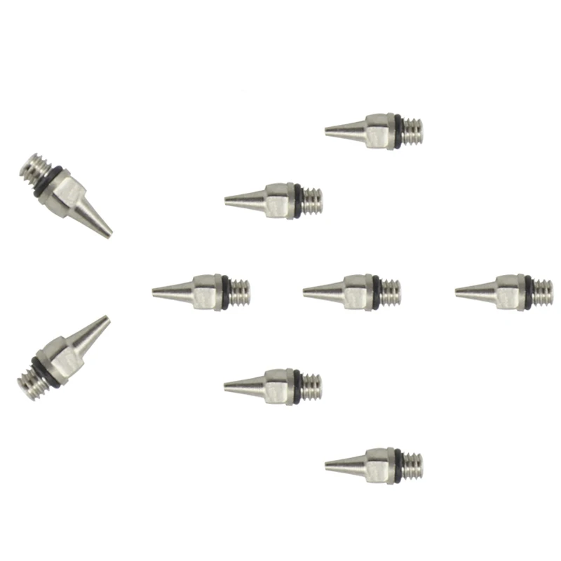 

0.2/0.3/0.5mm Caliber Airbrush Accessories Air Compressor Nozzles Pen Tip Nozzle Suitable for All HD Series
