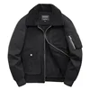 Autumn/winter Fleece-lined Thickened Woolen Jacket For Middle-aged Elderly Men Warm Excessively Large Leisure Winter Clothing 6