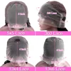 18 46 Inch 200 Density Frontal Wig For Black Women Brazilian Wigs Human Hair 5x5 Bone Straight HD Transparent Lace Front Wigs 6