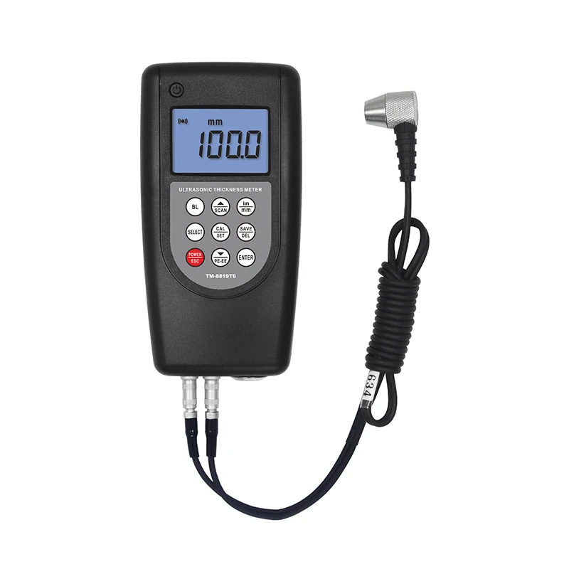 

Multi-mode digital Ultrasonic Thickness Gauge meter tester TM-8819-T6 Pulse-Echo mode corrosion thickness