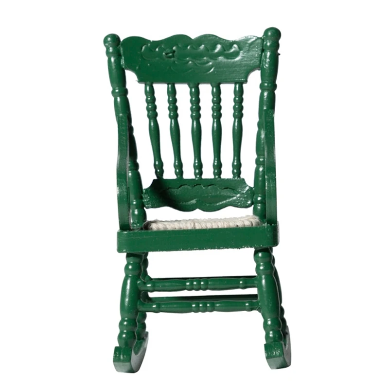 

Мебель для кукольного домика в масштабе 1/12, кресло-качалка, забавные модели диванов для кукольного домика, декоративные аксессуары