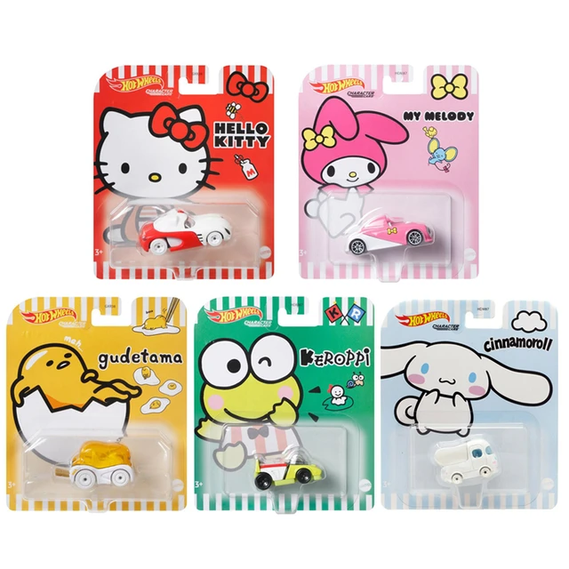 Hot Wheels Character Cars Sanrio Collection Hello Kitty My Melody