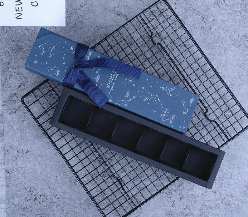 Tenere 6 Pezzi Scatola Di Cioccolato/Ferrero Rocher Scatola Di Imballaggio Di Cioccolato Scatole Di Imballaggio Di Cioccolato Di Nozze 100 Pezzi Sn436