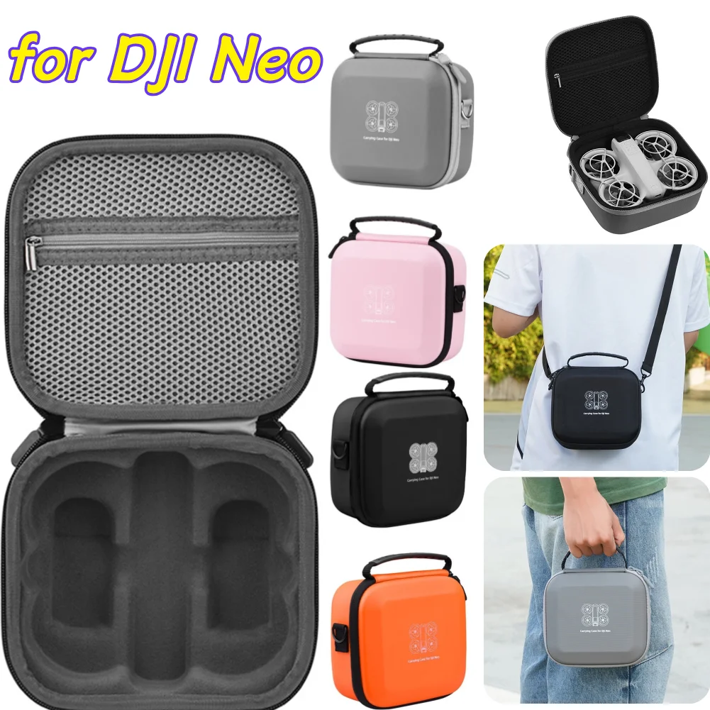 Drone Carrying Case for DJI Neo Portable Travel Storage Bag Shockproof Shoulder Bag Carrying Box for DJI Neo Drone Accessories