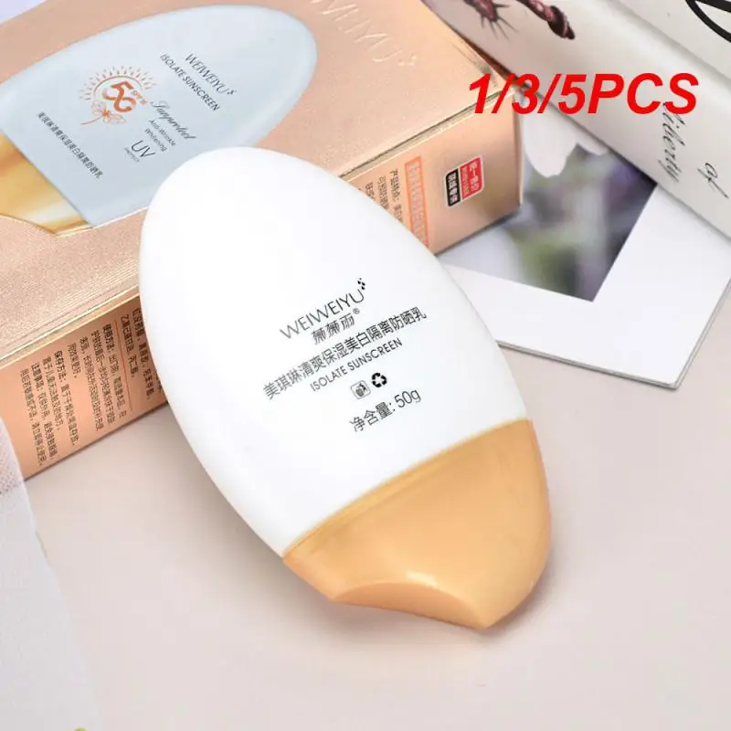 

1/3/5 шт. солнцезащитный крем SPF50 + солнцезащитный крем для лица и тела, антивозрастной увлажняющий дневной крем для жирной кожи