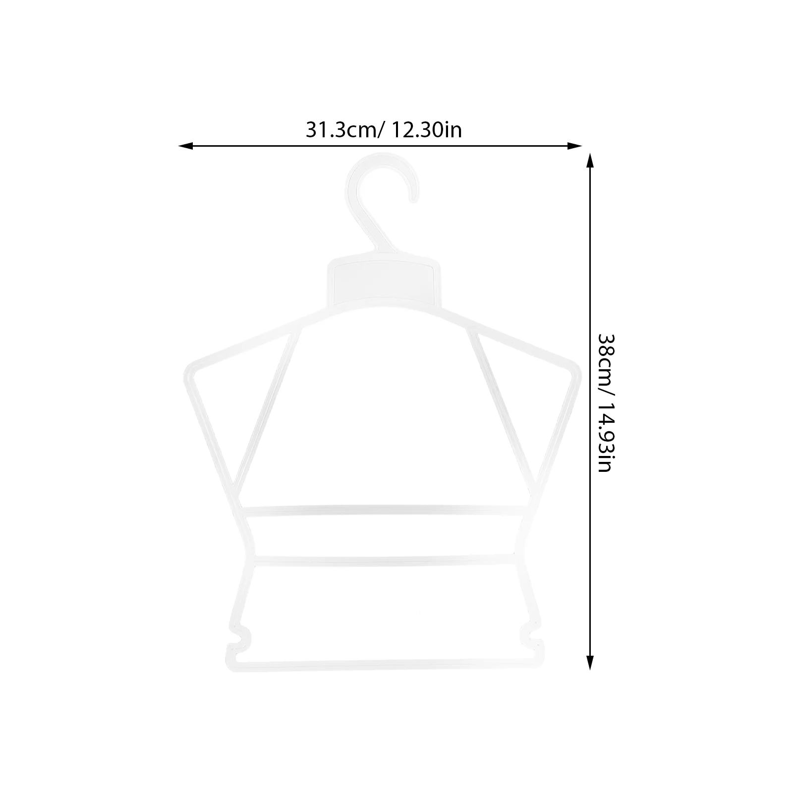 10 Pcs Children's Suit Hanger Kids Hangers Baby Clothes Clothing Support Newborn Plastic 2