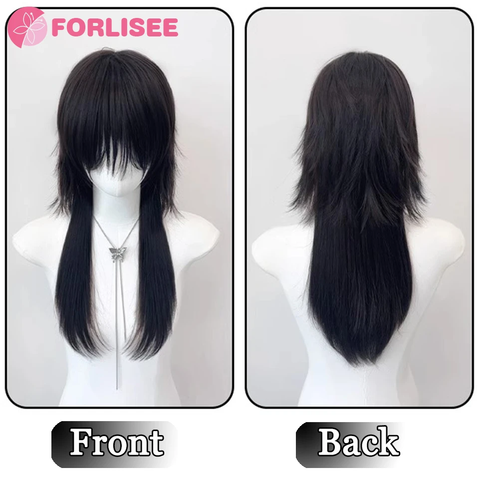 FORLISEE Synthetic Jellyfish Mullet Head Lengthened Summer