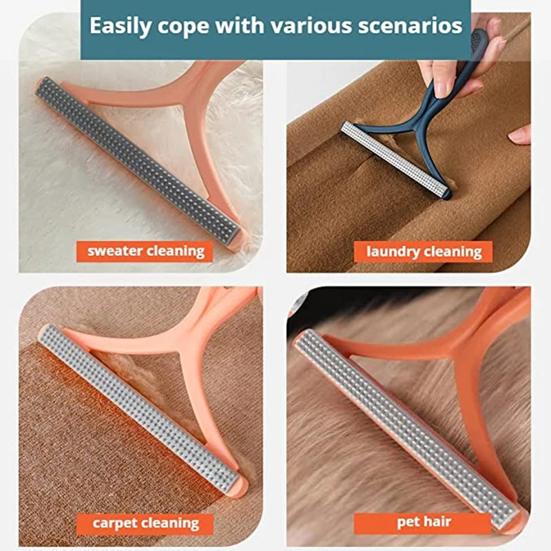 Épilateur à Poils D'Animaux Double Face - Nettoie Canapé, Tapis, Vêtements