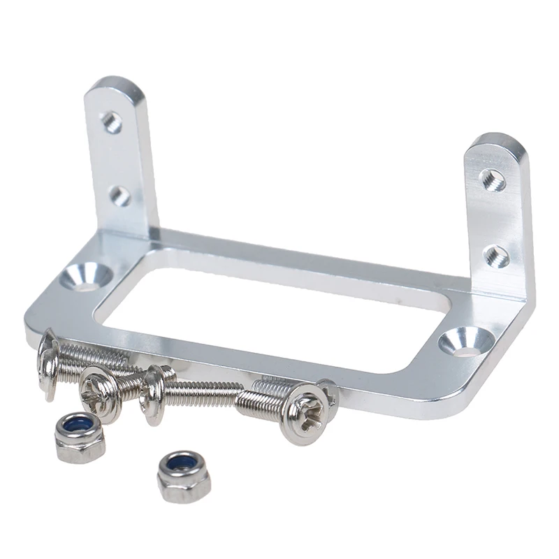 Standard Servo Mount Stand Holder Bracket for RC Boats - Silver Finish