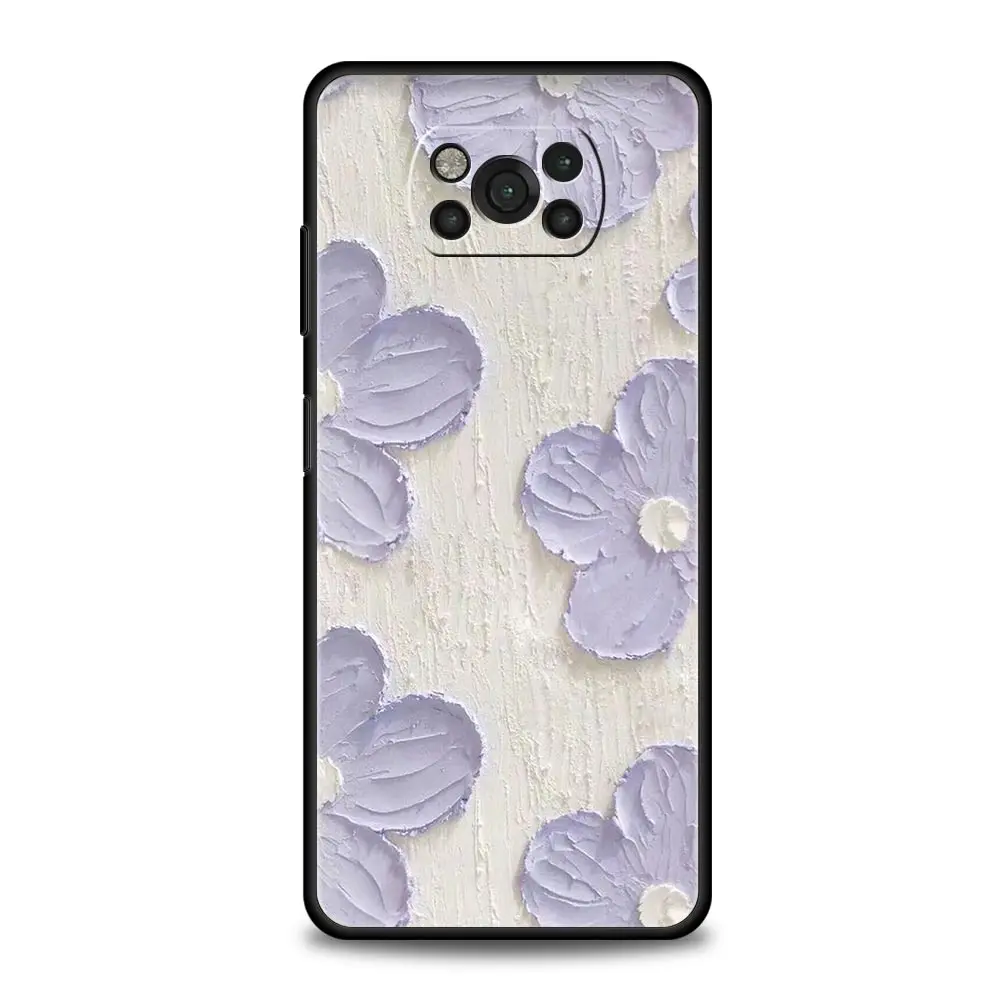 Love Flower Art Soft Phone Case - Elegant Floral Design Soft Cover