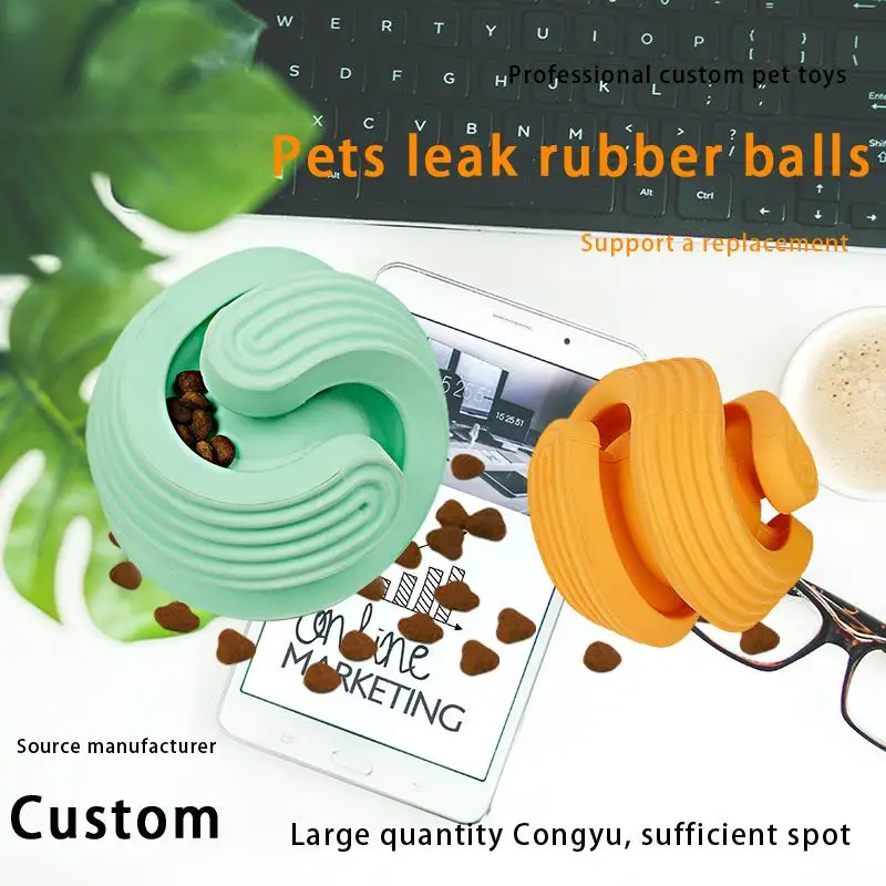 

Pet Supplies Dog Outdoor Training Toys Leak Proof Ball Durable Bite Resistant Teeth Cleaning Rubber Ball Pet Dog Supplies