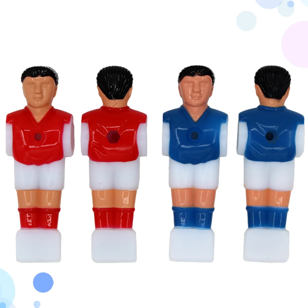 4 Pcs Mini Football Player Soccer Game Puppet Tabletop Figures Kids Players Gift Component