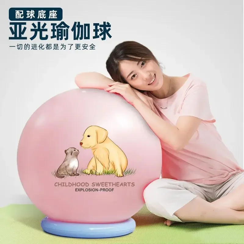 65cm Yoga Ball Thickened Explosion-proof Core Training Yoga Supplies